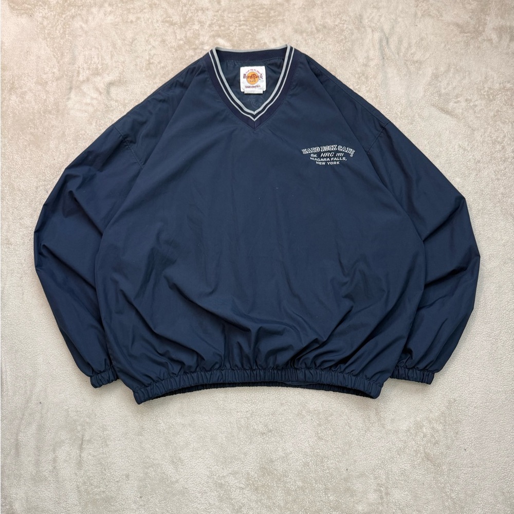 Vintage Hard Rock Cafe Navy Windbreaker